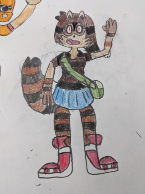 First drawing of Racchel.