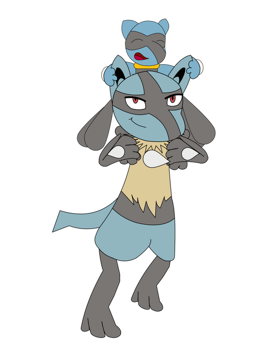 Riolu and Lucario